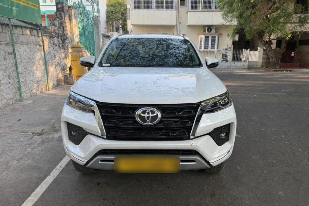 Toyota Fortuner rental with driver in Chennai